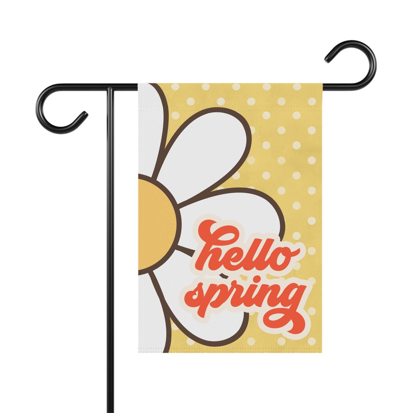 Hello Spring Daisy Garden and House Flag
