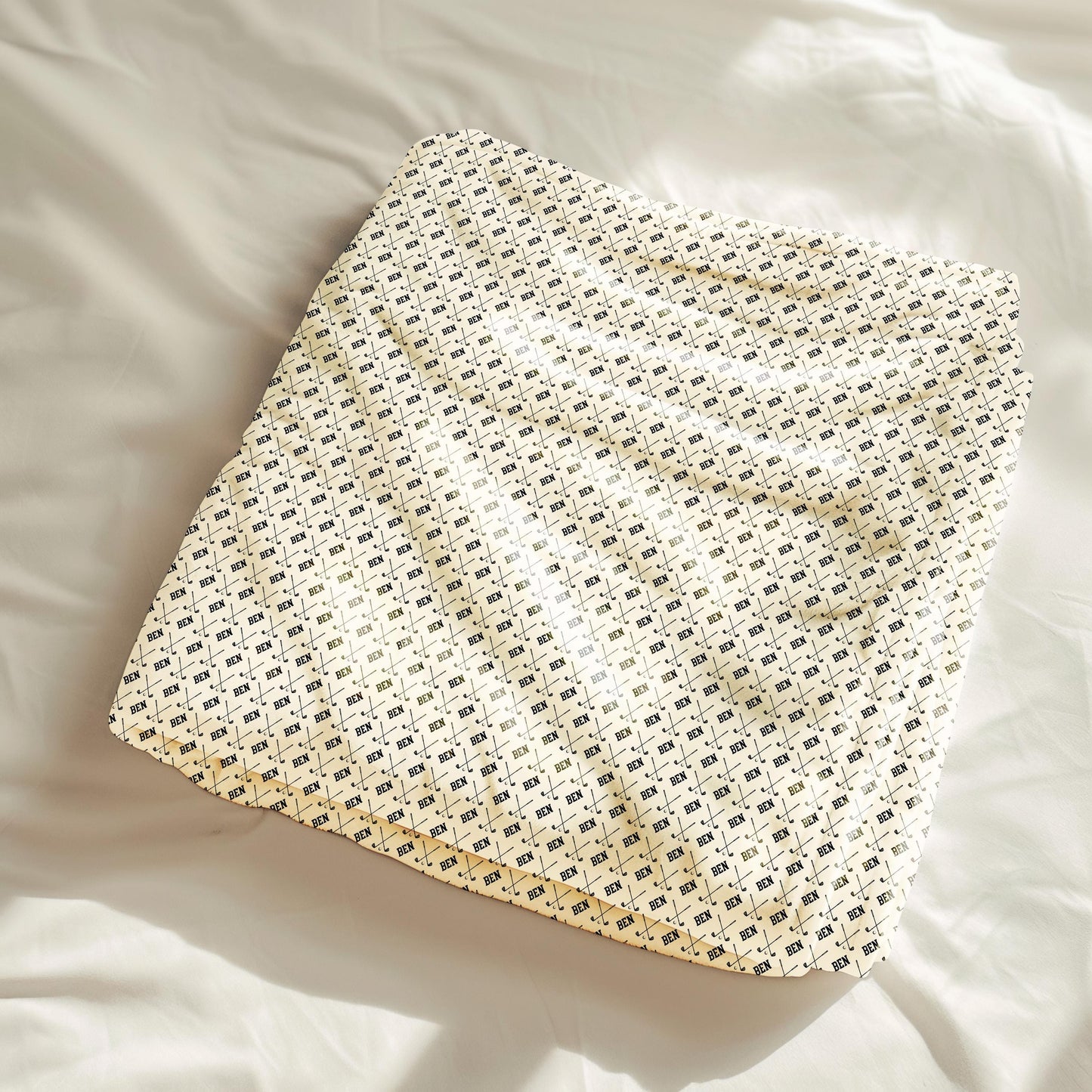 Personalized Golf Blanket - Minky Microfiber Sports Throw Gift Minimalist Decor Physical
