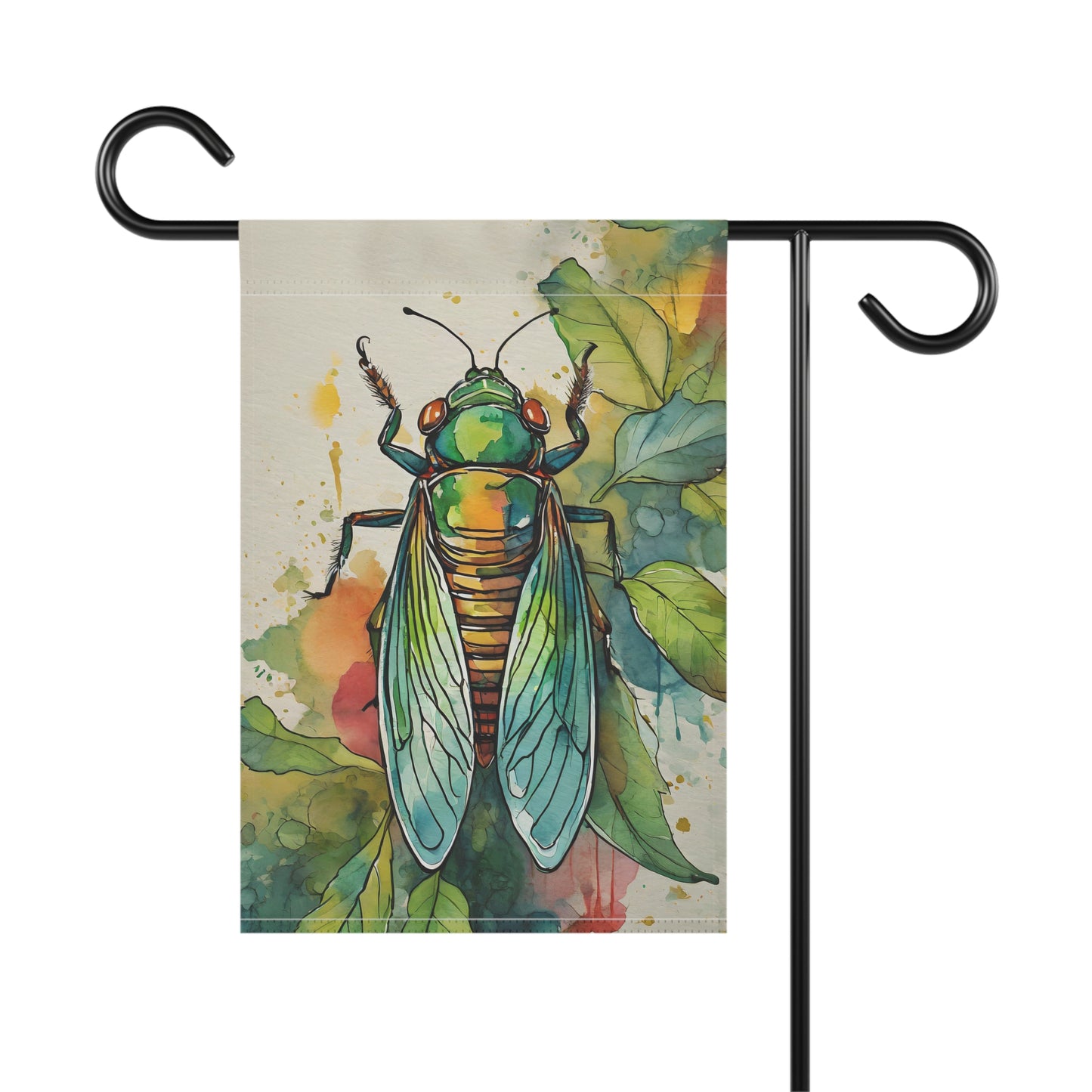 Cicada Garden Flag 2024 - Premium Home Decor - Just $21.99! Shop now at Nine Thirty Nine Design
