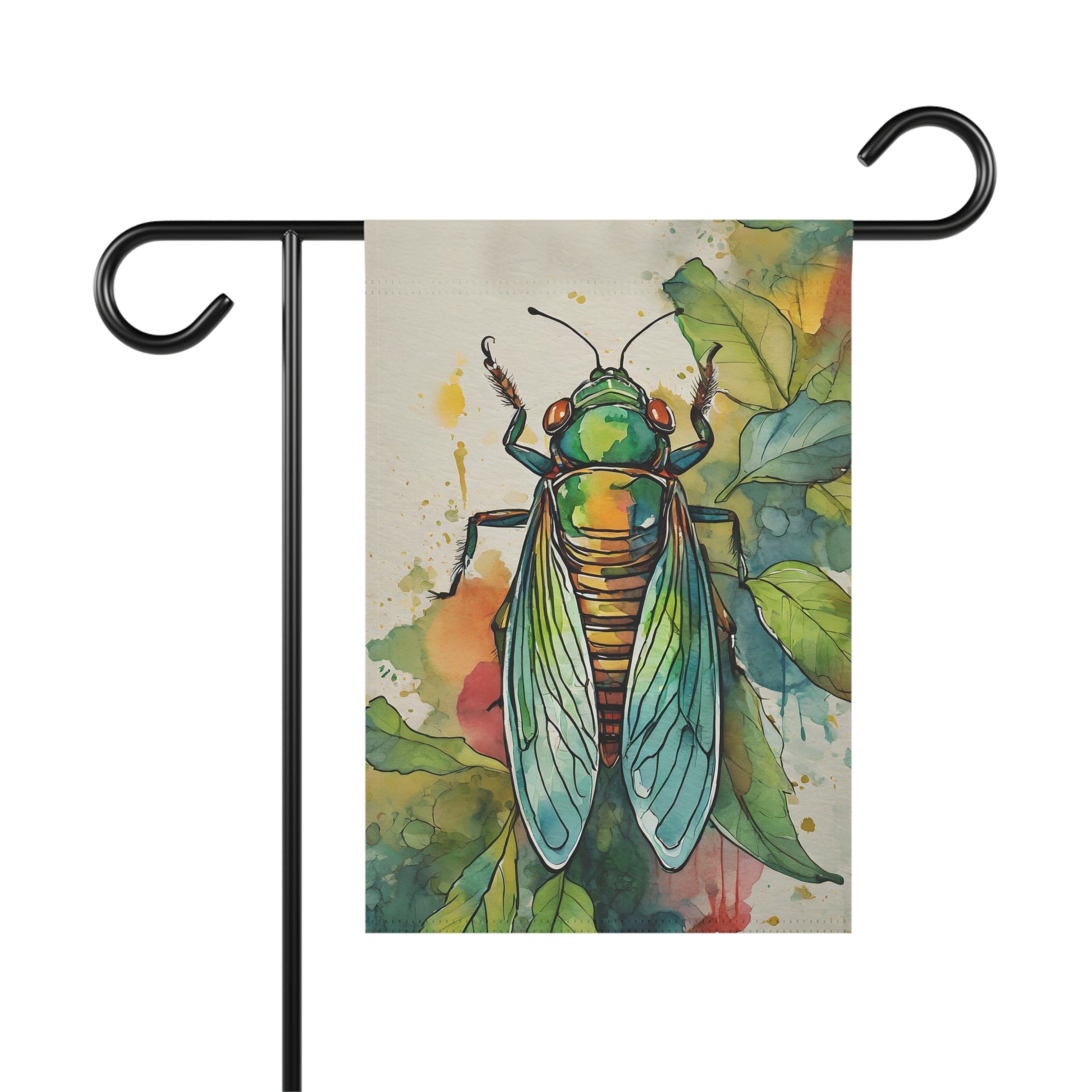 Cicada Garden Flag 2024 - Premium Home Decor - Just $21.99! Shop now at Nine Thirty Nine Design