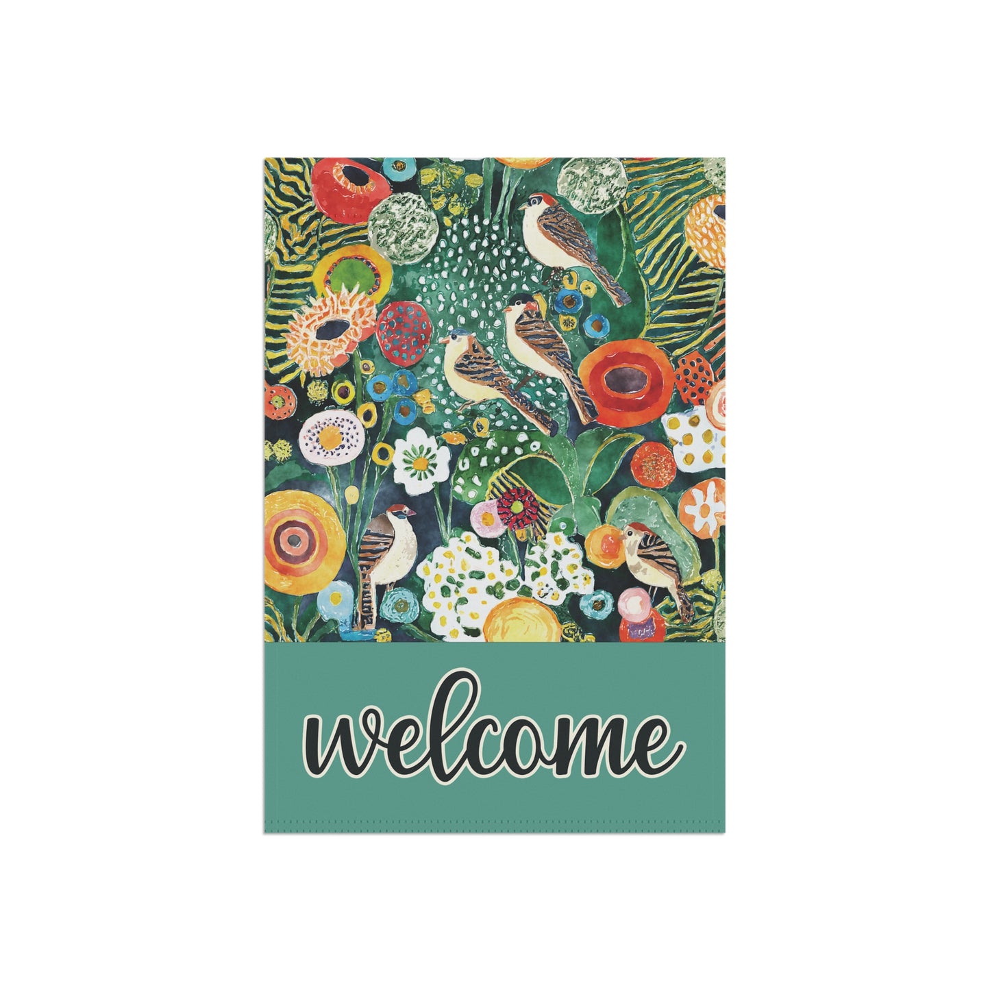 Sparrow Personalized Garden Flag for Spring and Summer Home Decor