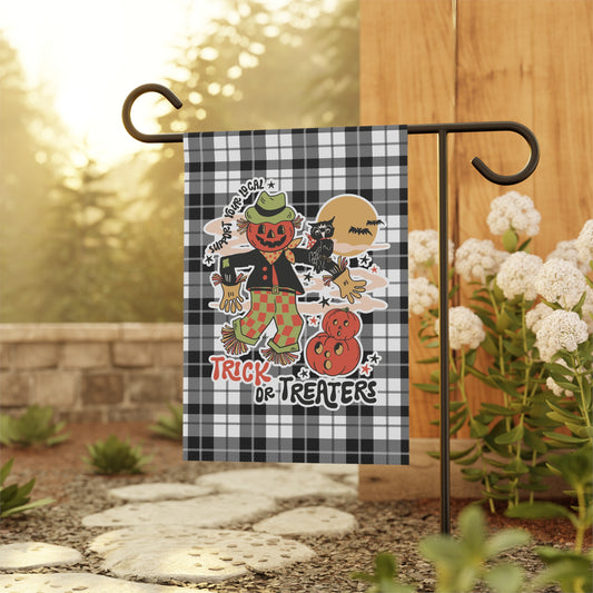 Support Your Local Trick or Treaters Halloween Garden Flag Home Decor
