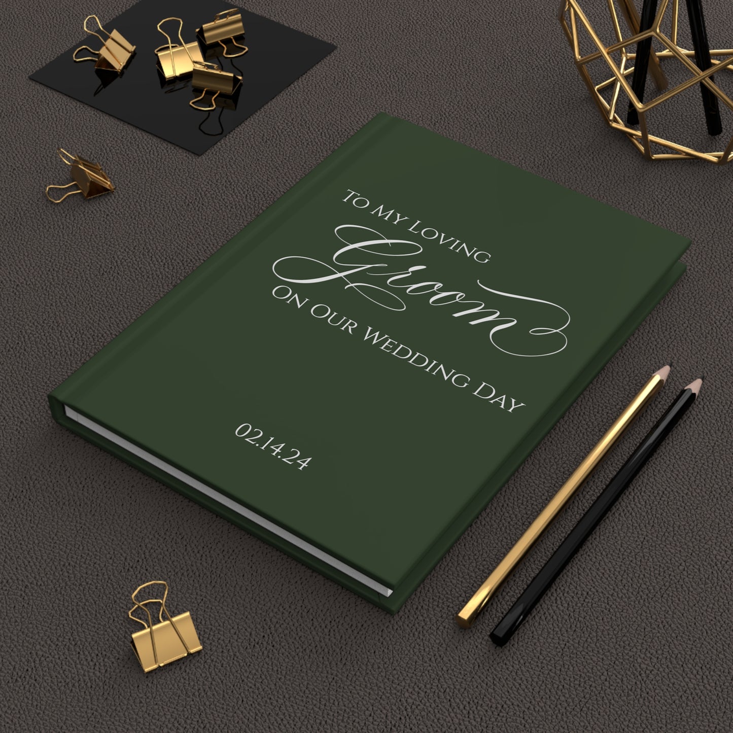 Gift to Groom, Letter to Groom on Wedding Day, Husband Gift, Wedding Vow Book, Minimalist Modern, Wedding Book, Wedding Keepsake