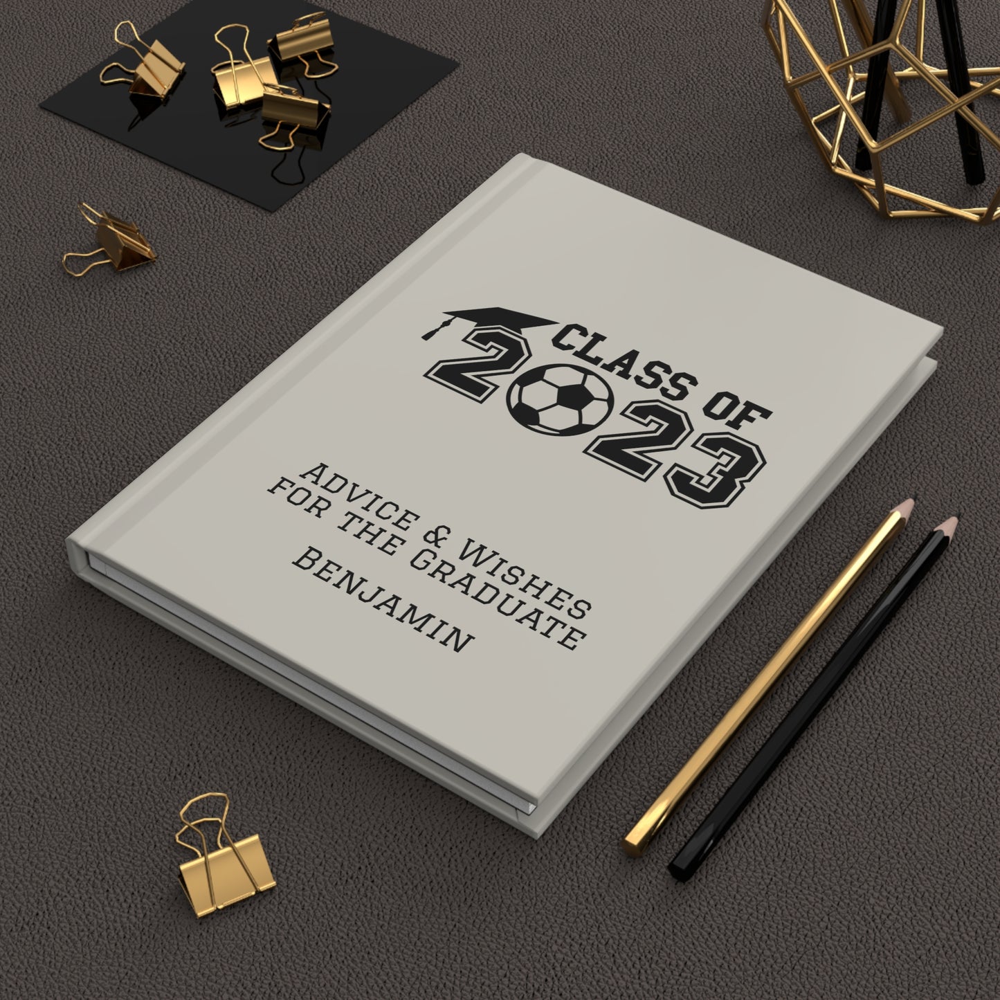 Soccer Graduation Guest Book, Graduation Party, 2023 Graduate, High School Grad, College Graduation Gift, Graduation Book to Sign