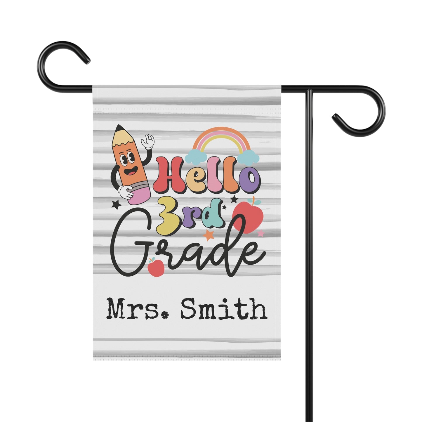 Personalized Teacher Garden Flag