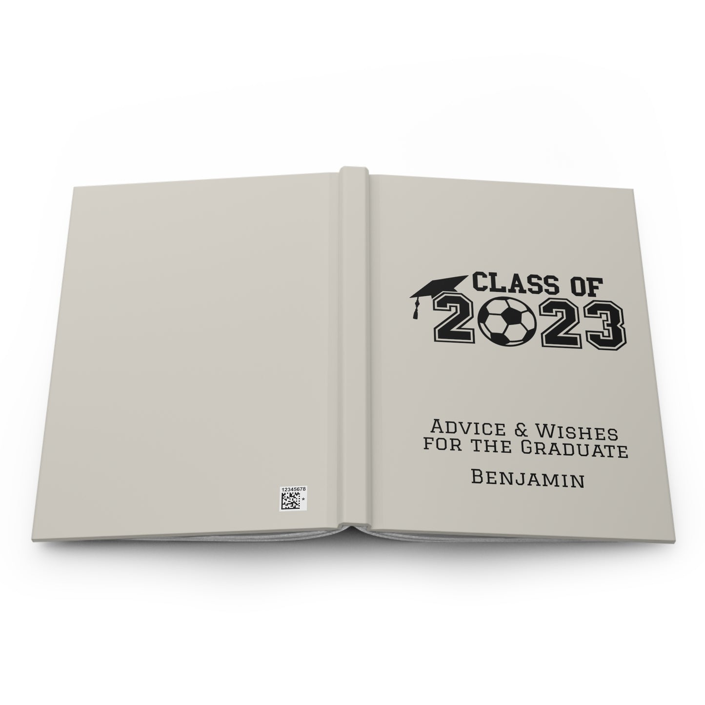 Soccer Graduation Guest Book, Graduation Party, 2023 Graduate, High School Grad, College Graduation Gift, Graduation Book to Sign