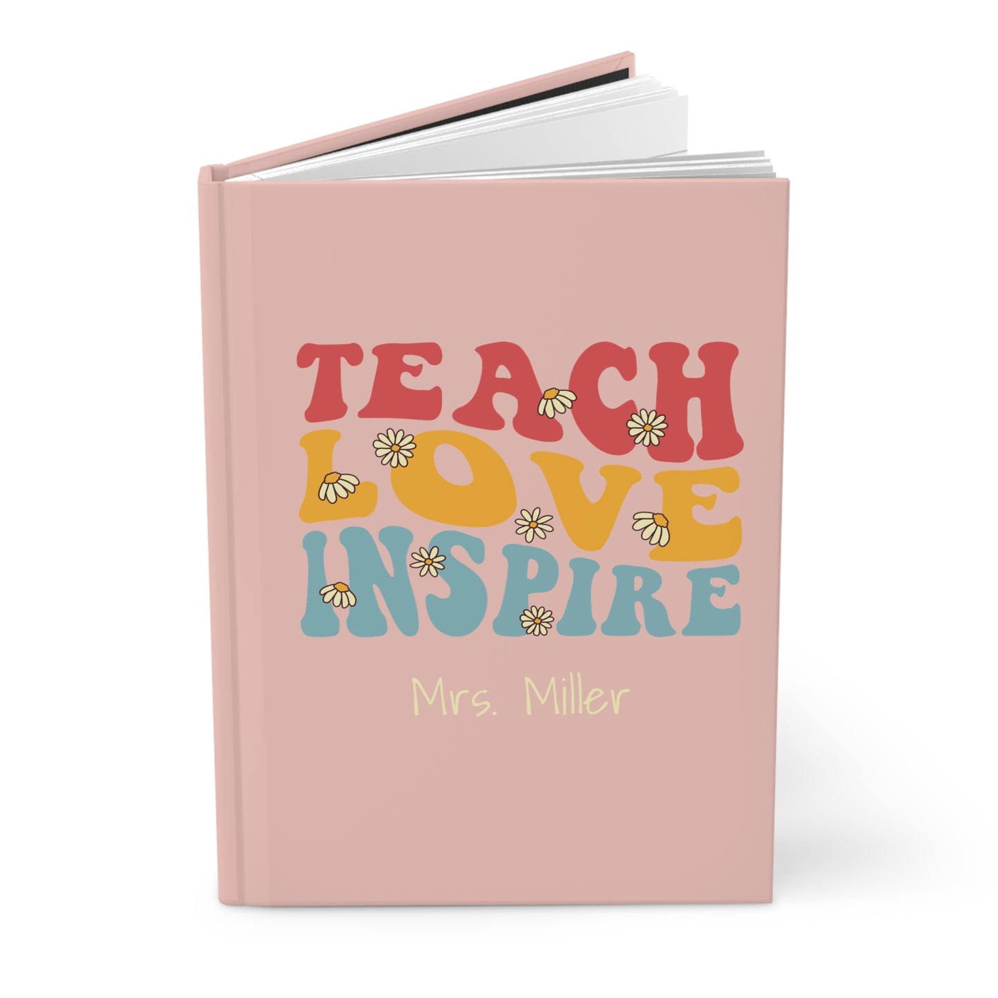 Teacher Book, Teacher Appreciation Gift, Gift for Teacher, Teacher Mode, Gift from Student, Teach Love Inspire, Personalized Teacher Book
