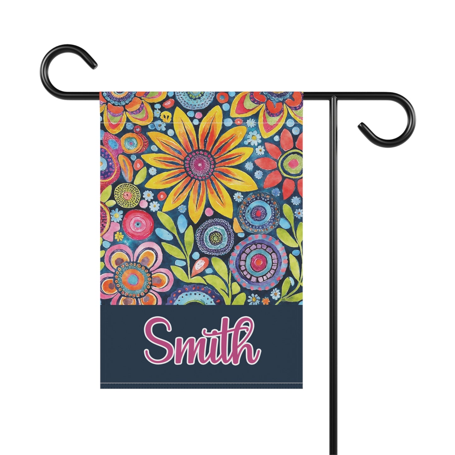 Personalized Floral Summer Garden Flag - Premium Home Decor - Just $21.99! Shop now at Nine Thirty Nine Design