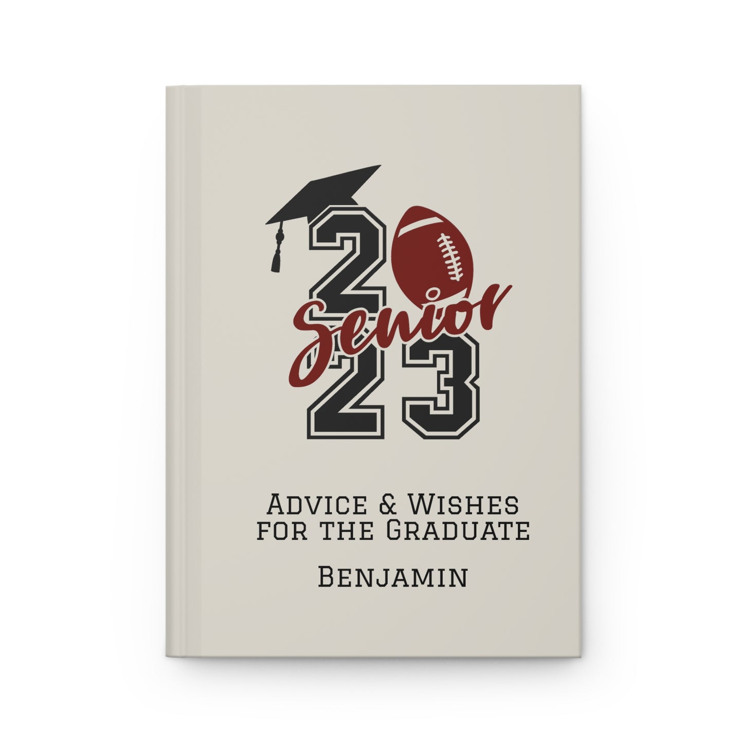 Football Graduation Guest Book, Graduation Party, 2023 Graduate, High School Grad, College Graduation Gift, Graduation Book to Sign