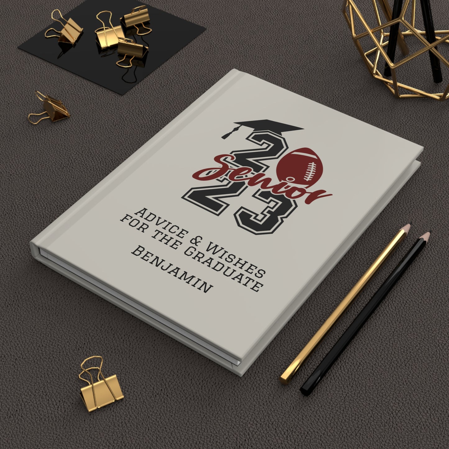 Football Graduation Guest Book, Graduation Party, 2023 Graduate, High School Grad, College Graduation Gift, Graduation Book to Sign
