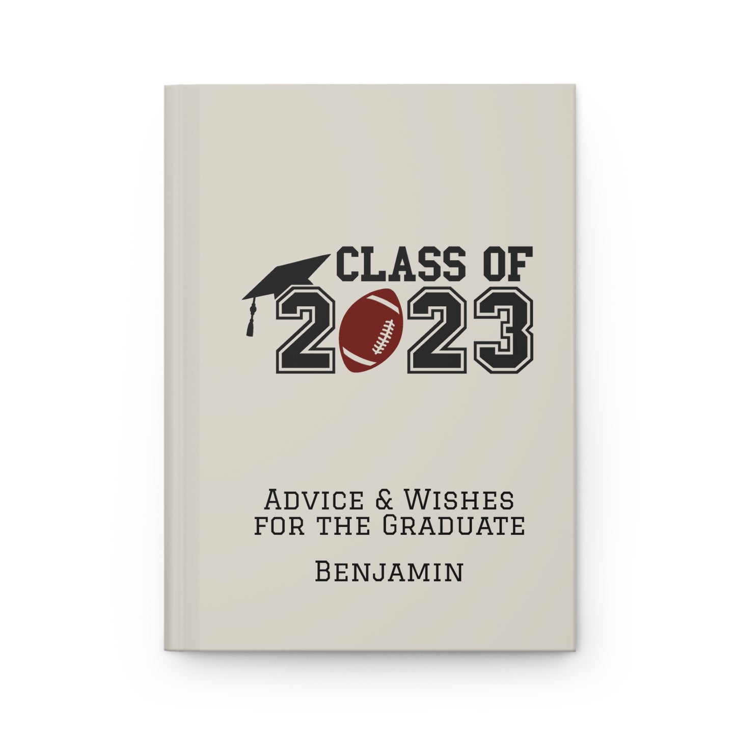 Football Graduation Guest Book, Graduation Party, 2023 Graduate, High School Grad, College Graduation Gift, Graduation Book to Sign