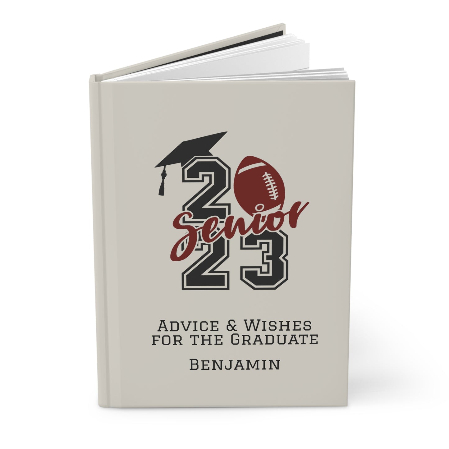 Football Graduation Guest Book, Graduation Party, 2023 Graduate, High School Grad, College Graduation Gift, Graduation Book to Sign