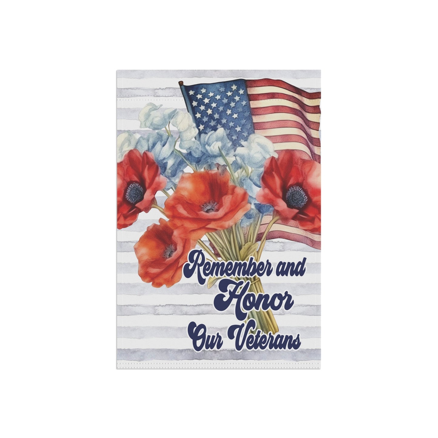 Veterans Day Garden Flag - Remember and Honor our Heros - Premium Home Decor - Just $21.50! Shop now at Nine Thirty Nine Design