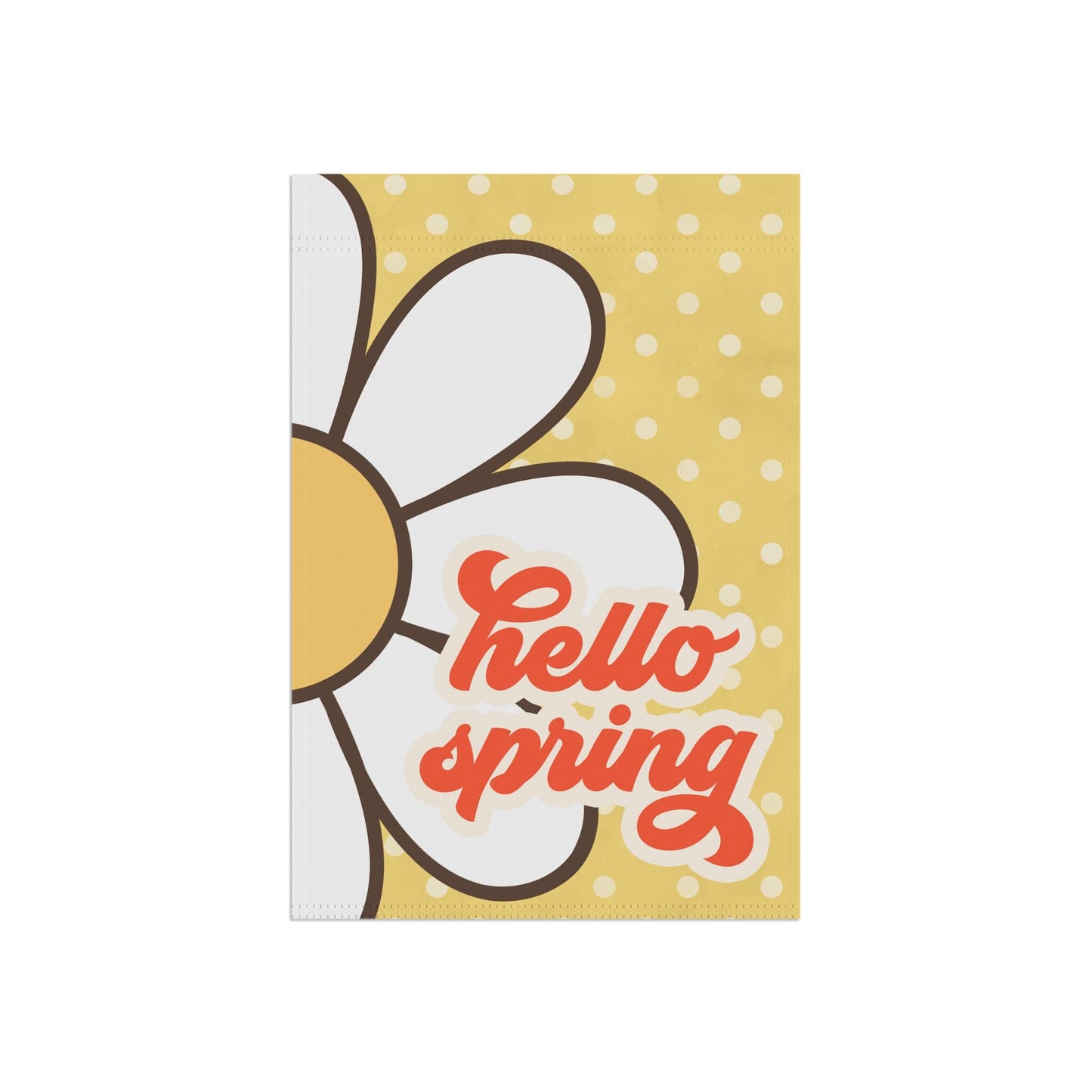 Hello Spring Daisy Garden and House Flag