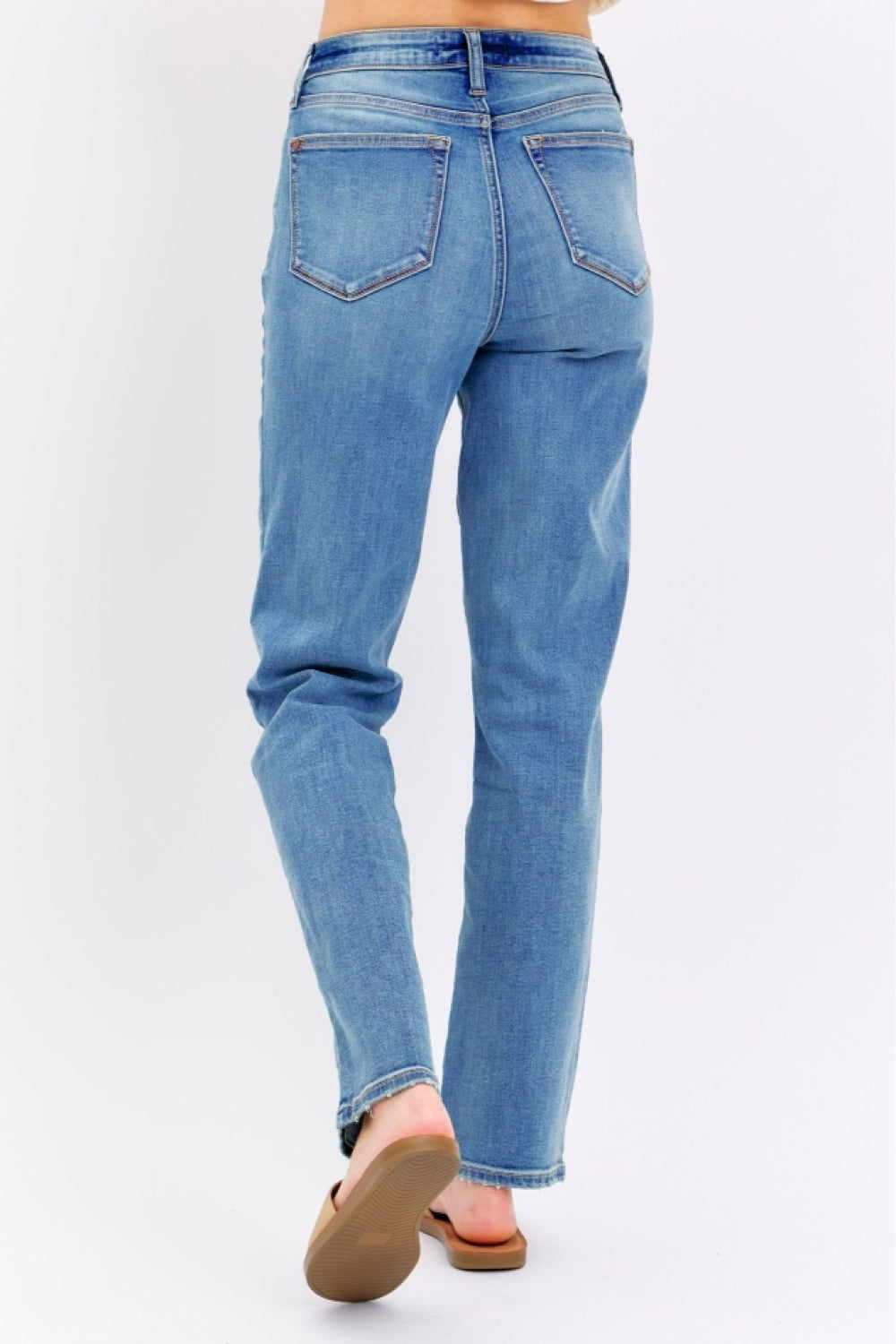 Judy Blue Full Size High Waist Straight Jeans - Premium  - Just $61.36! Shop now at Nine Thirty Nine Design