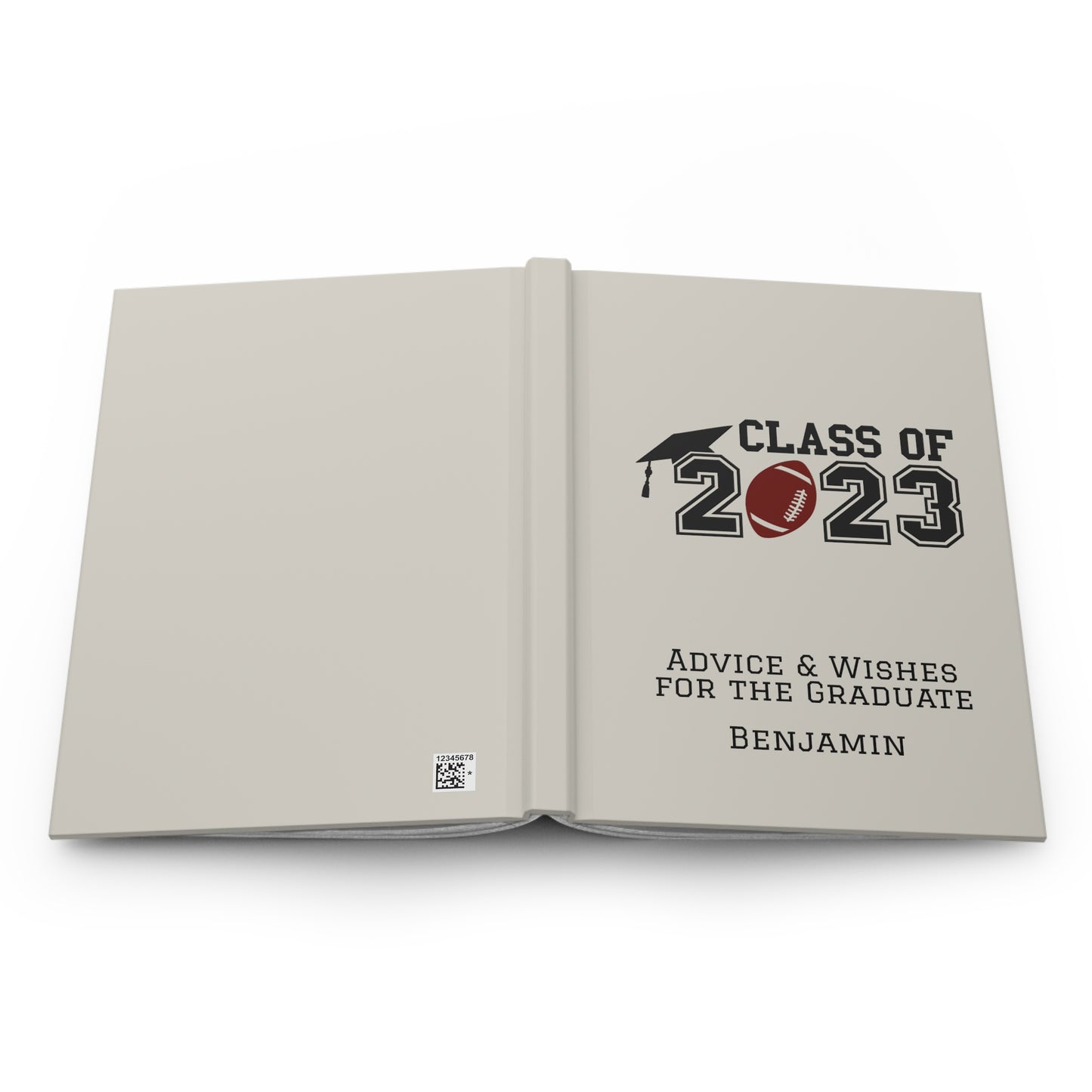 Football Graduation Guest Book, Graduation Party, 2023 Graduate, High School Grad, College Graduation Gift, Graduation Book to Sign