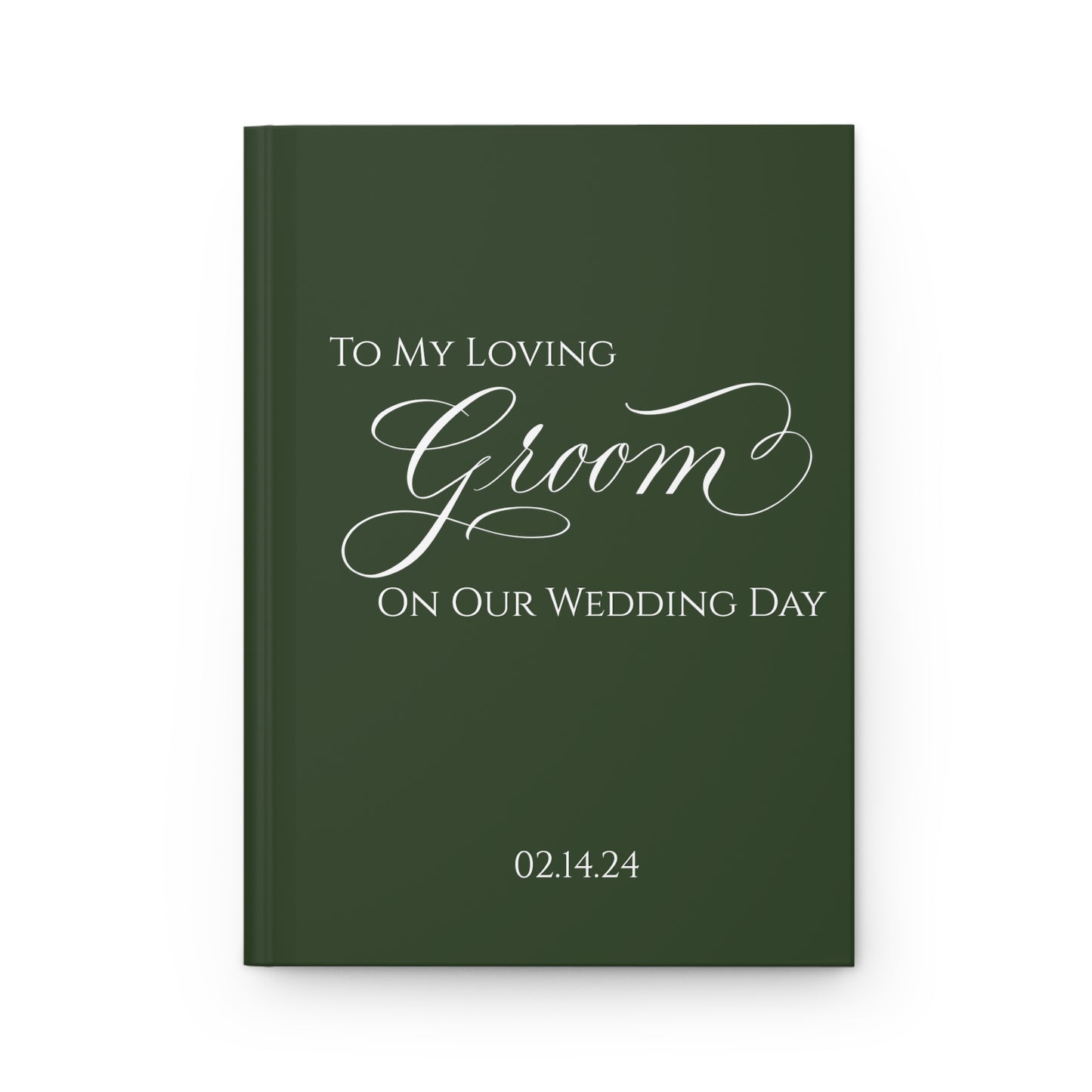 Gift to Groom, Letter to Groom on Wedding Day, Husband Gift, Wedding Vow Book, Minimalist Modern, Wedding Book, Wedding Keepsake