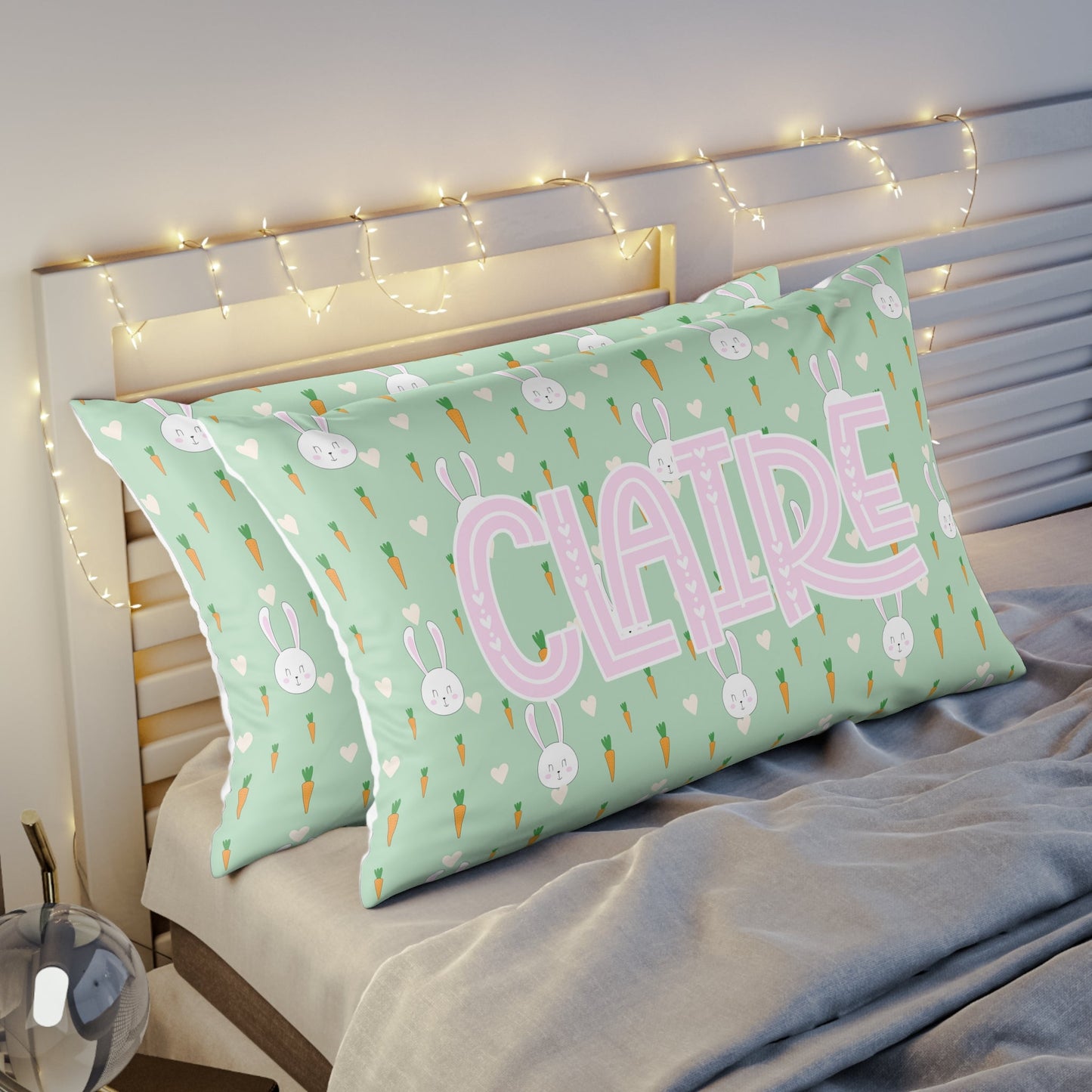 Personalized Easter Pillow Case - Premium Home Decor - Just $22.50! Shop now at Nine Thirty Nine Design