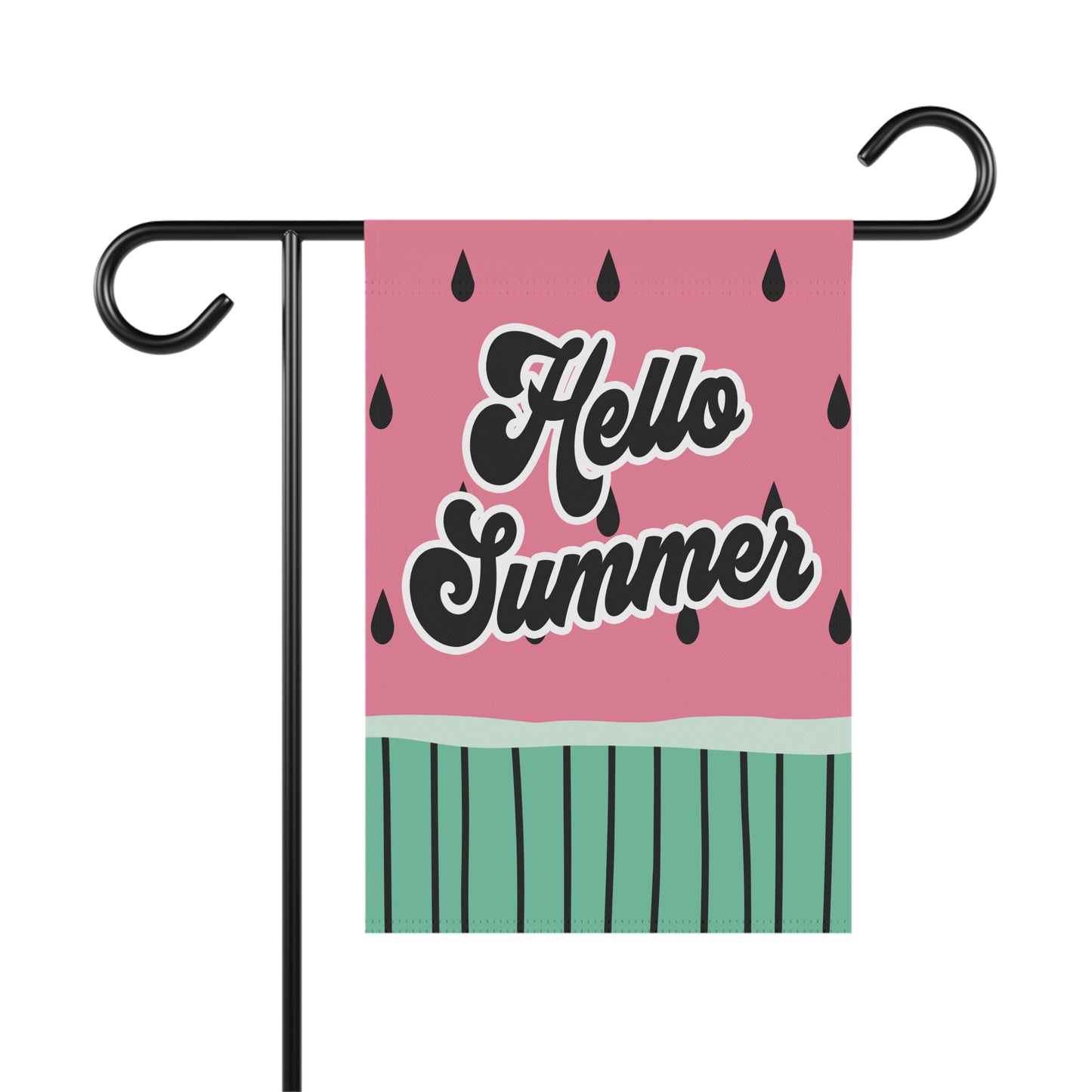 Hello Summer Watermelon Garden Flag Home Decor