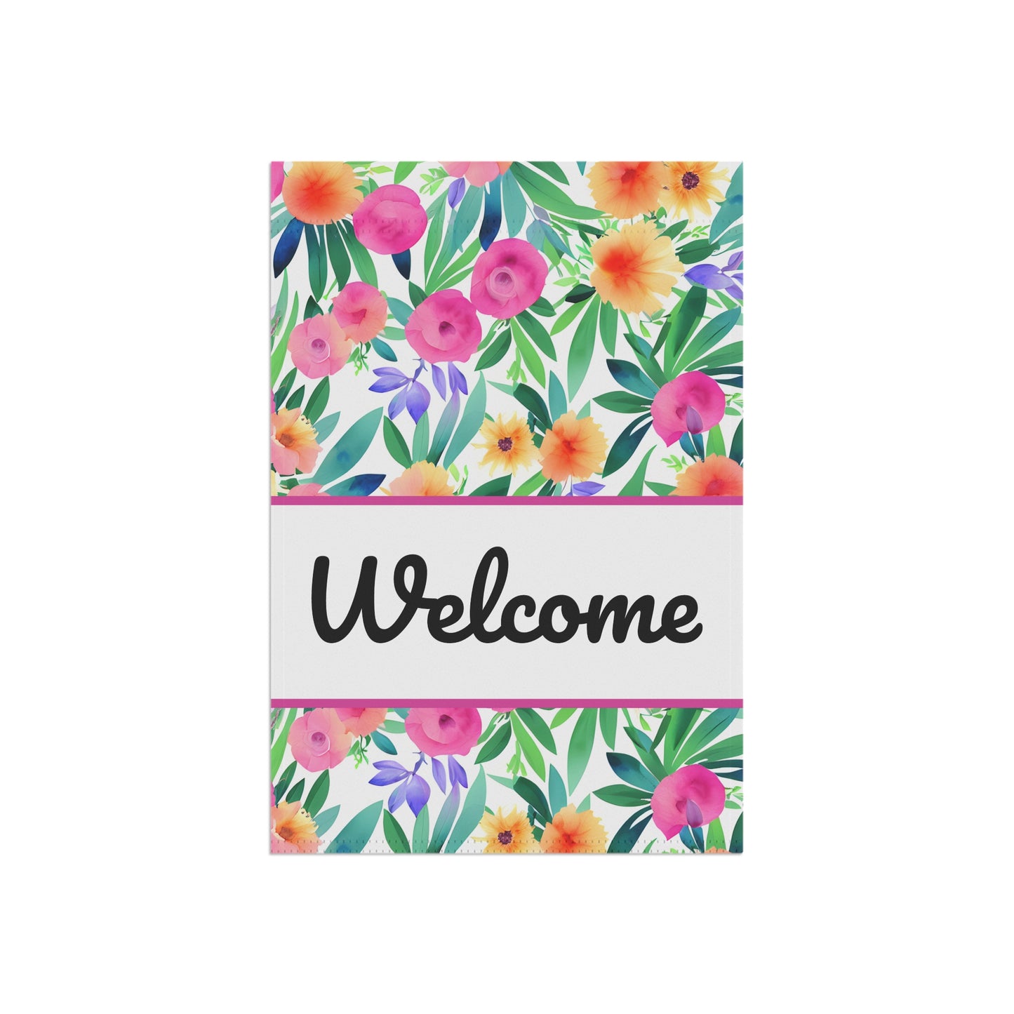 Welcome Spring Floral Flag - Premium Home Decor - Just $21.99! Shop now at Nine Thirty Nine Design