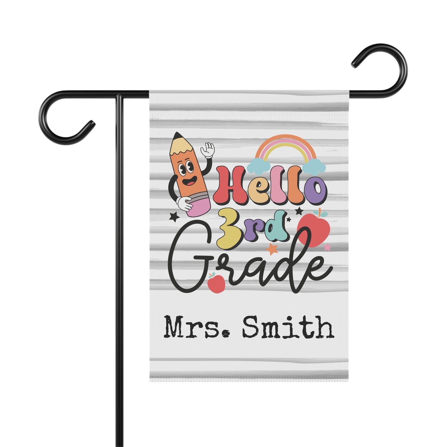 Personalized Teacher Garden Flag