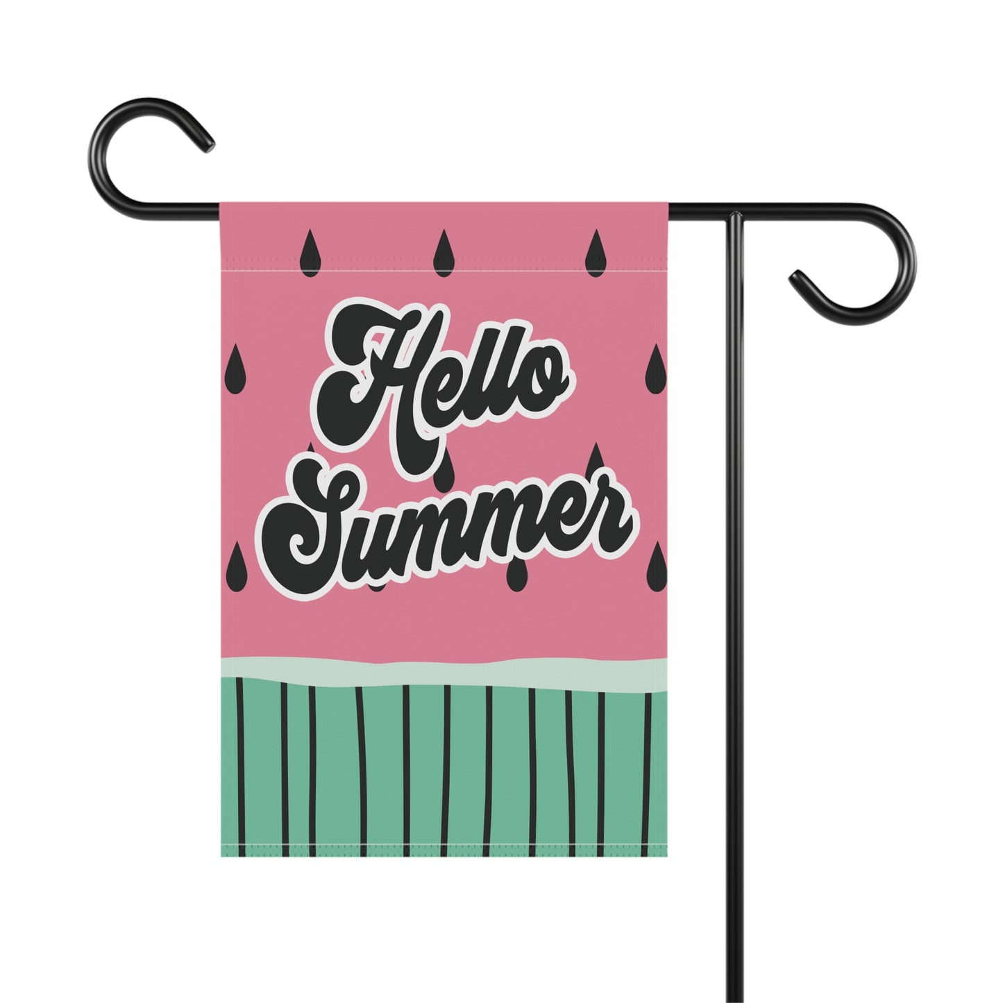 Hello Summer Watermelon Garden Flag Home Decor