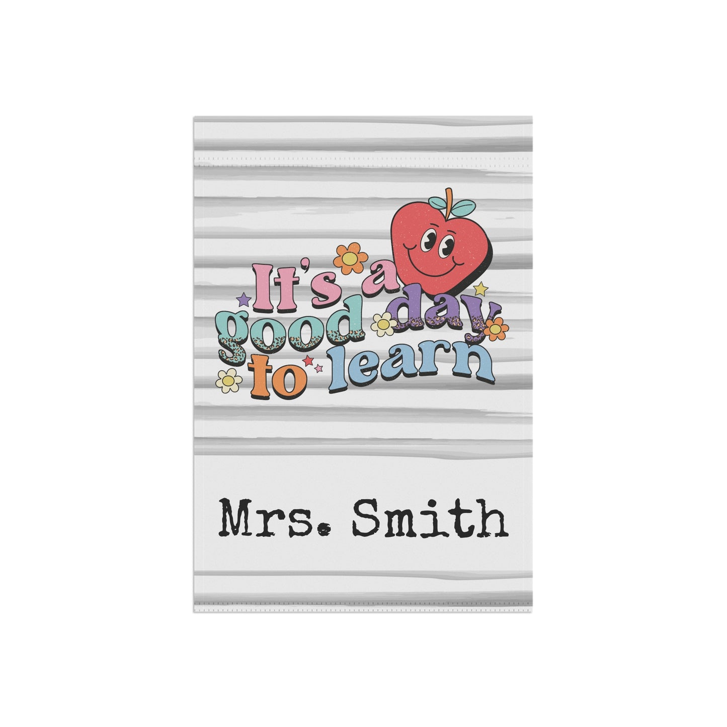 Personalized Teacher Garden Flag