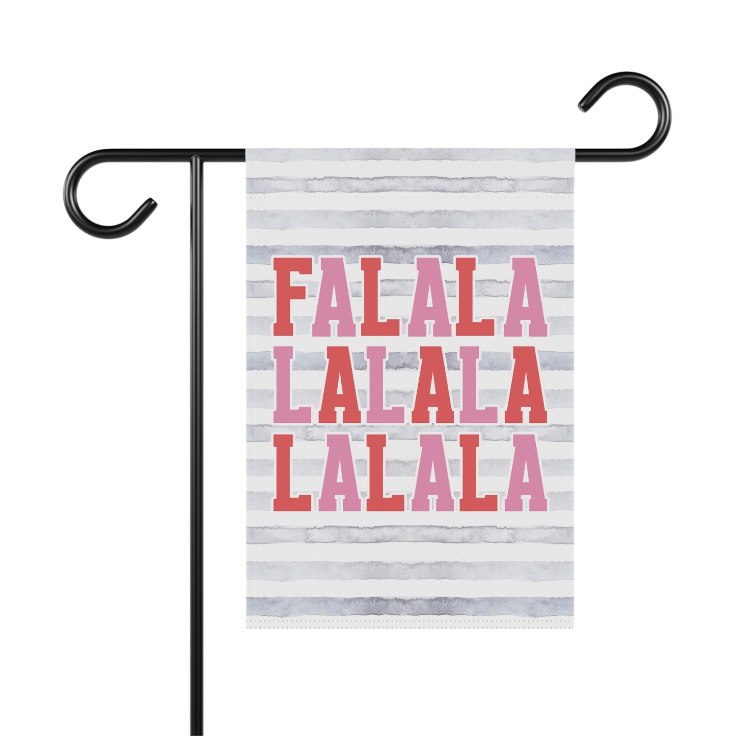 Pink Winter Fa La La La La Garden Flag Home Decor