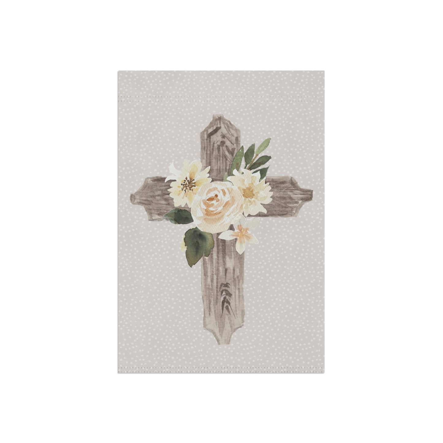 Cross Floral Garden Flag - Premium Home Decor - Just $21.99! Shop now at Nine Thirty Nine Design