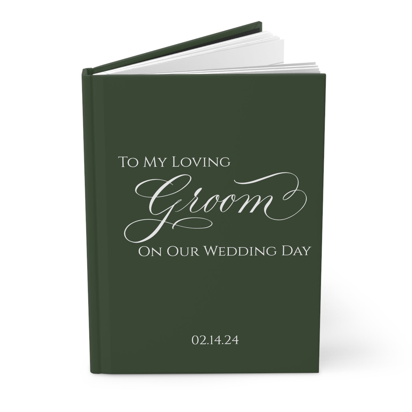 Gift to Groom, Letter to Groom on Wedding Day, Husband Gift, Wedding Vow Book, Minimalist Modern, Wedding Book, Wedding Keepsake