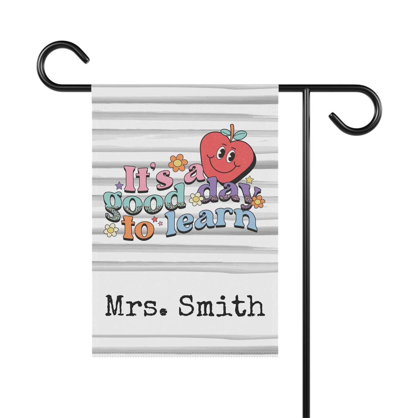 Personalized Teacher Garden Flag
