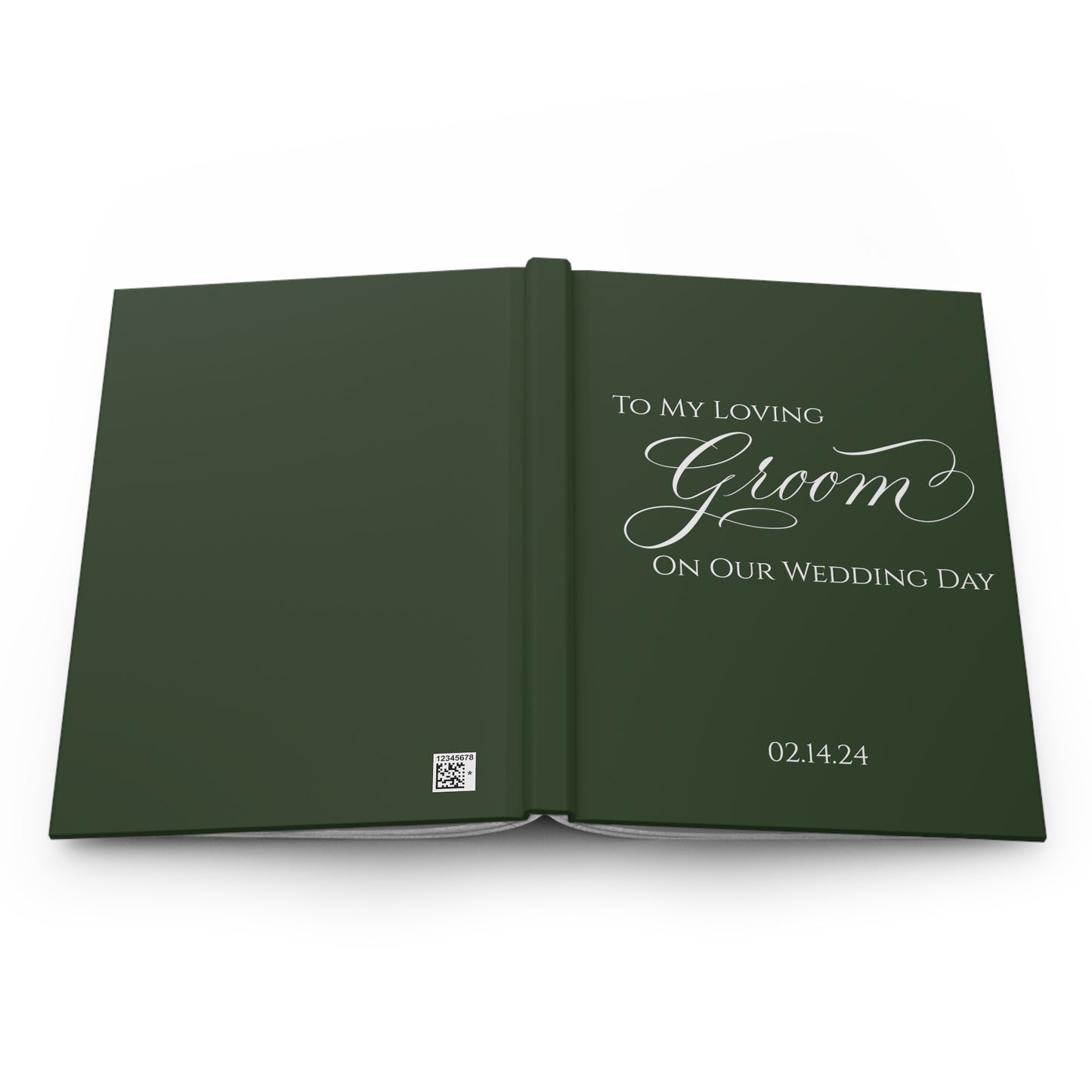 Gift to Groom, Letter to Groom on Wedding Day, Husband Gift, Wedding Vow Book, Minimalist Modern, Wedding Book, Wedding Keepsake