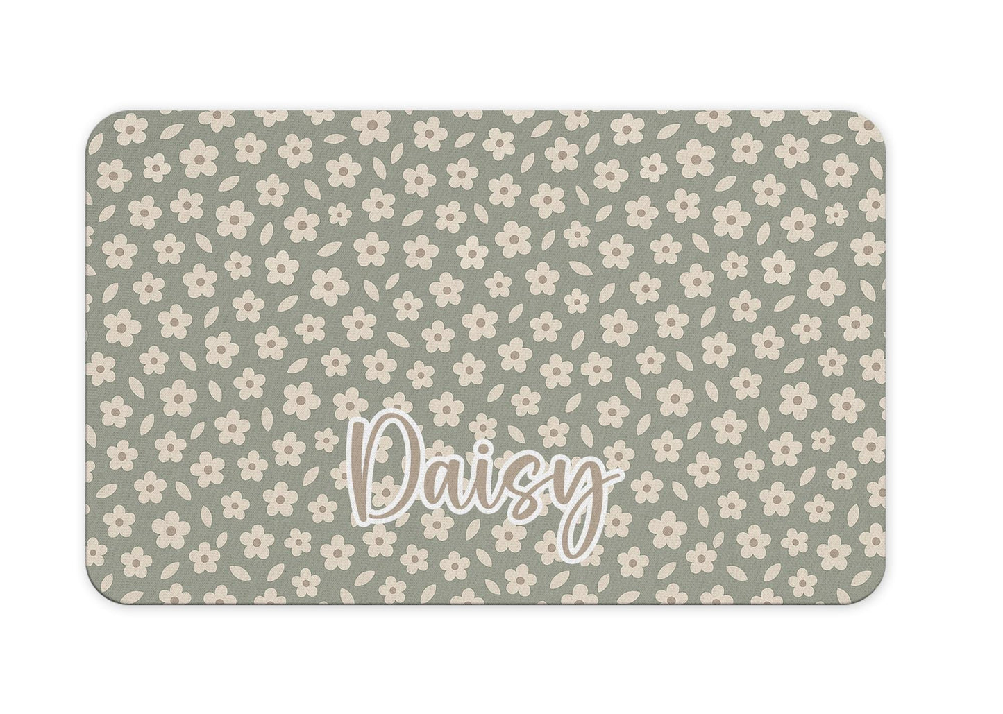 Name Desk Pad, Personalized Mouse Pad, Monogram Preppy Desk Office Decor, Large Desk Blotter, Boho Mousepad, Office Gifts