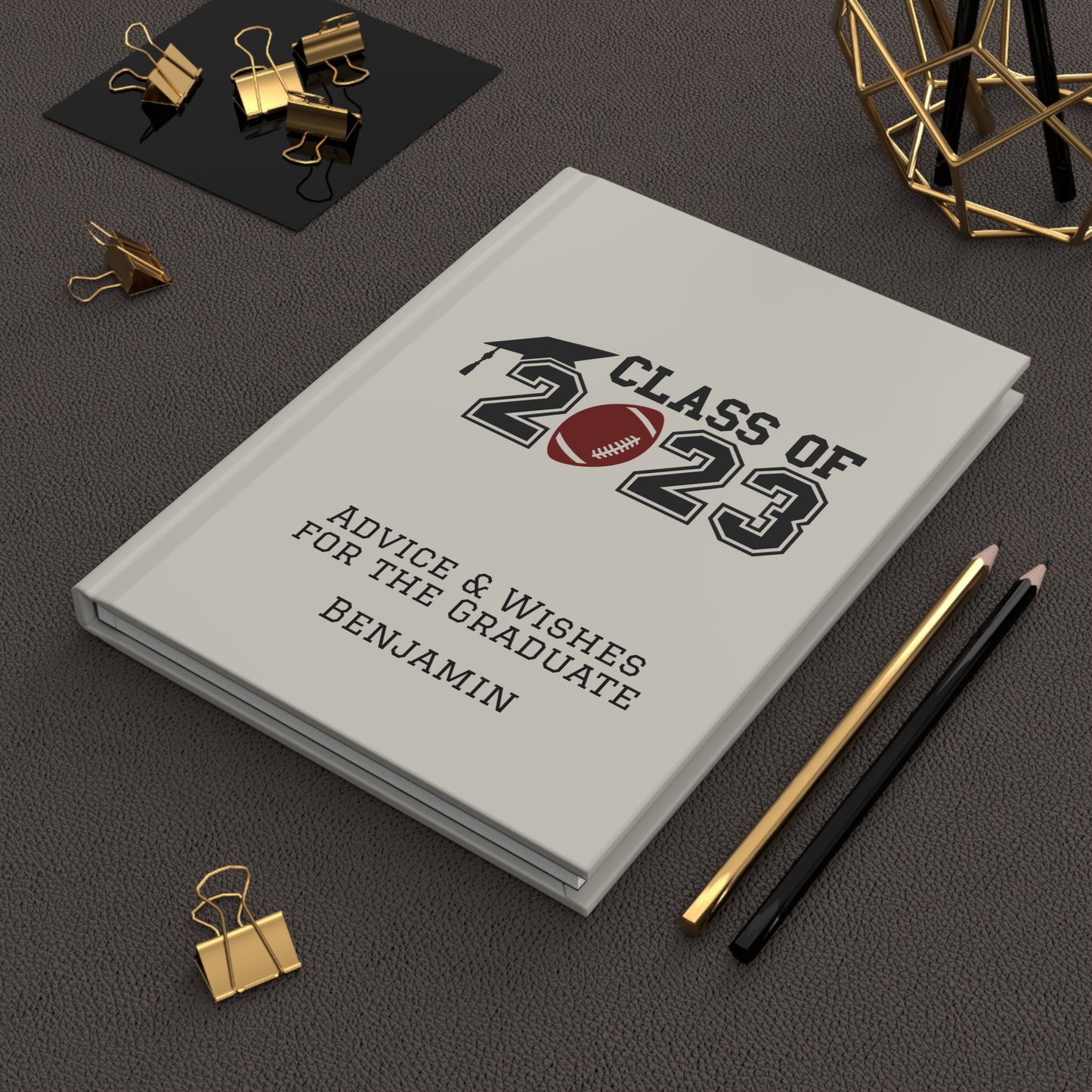 Football Graduation Guest Book, Graduation Party, 2023 Graduate, High School Grad, College Graduation Gift, Graduation Book to Sign