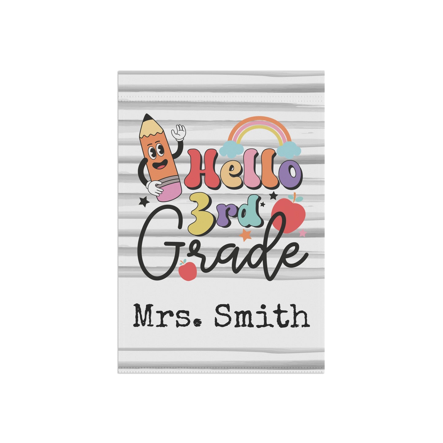 Personalized Teacher Garden Flag