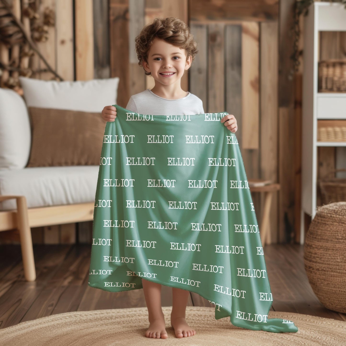 Personalized Name Blanket - Custom Baby Security Blanket Gift for Babies, Toddlers, Kids and Adults Blankets
