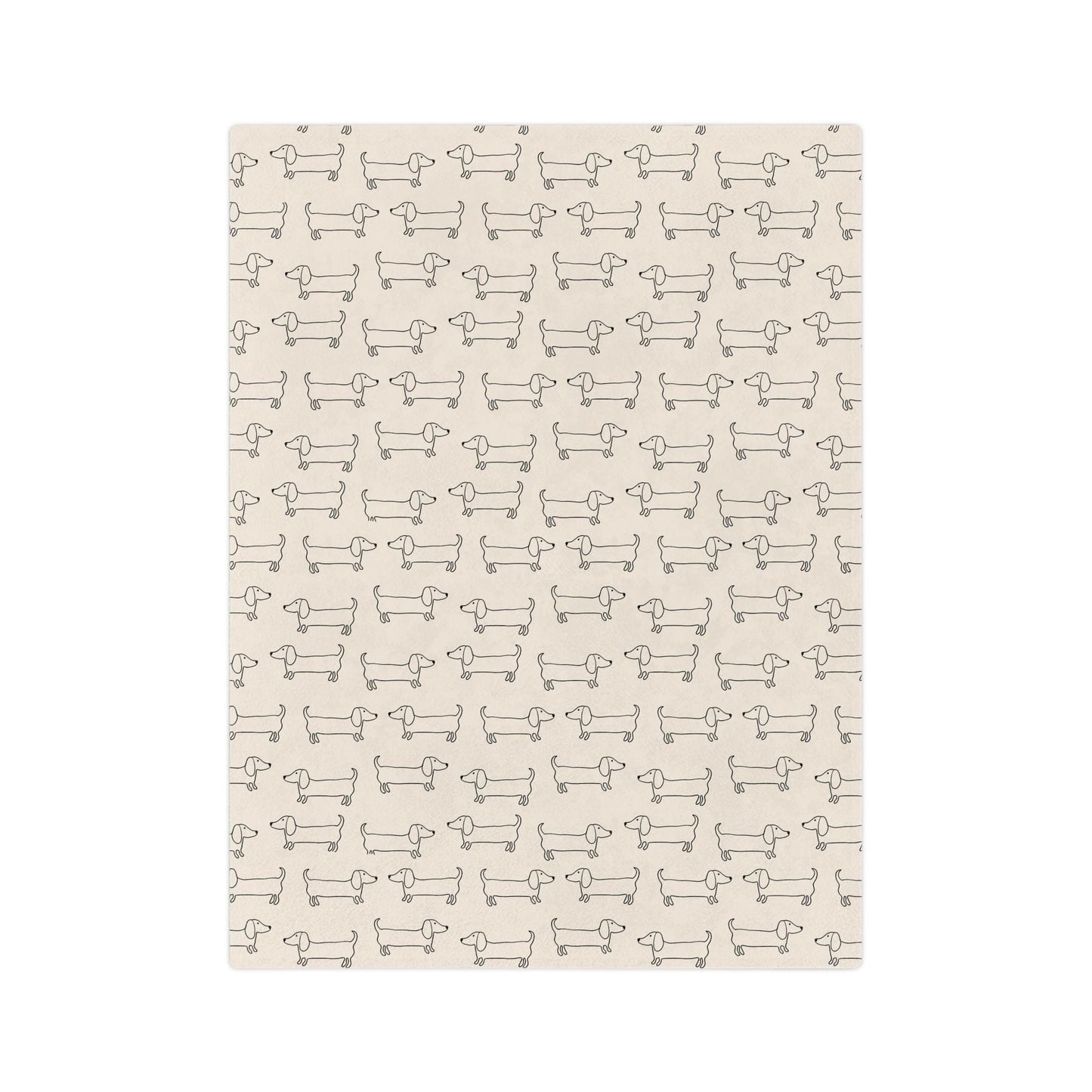 Dachshund Throw Blanket Physical