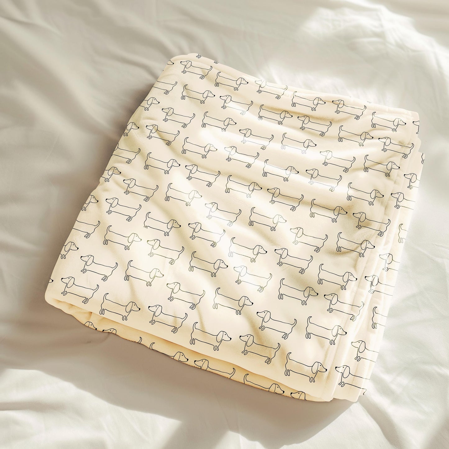 Dachshund Throw Blanket Physical
