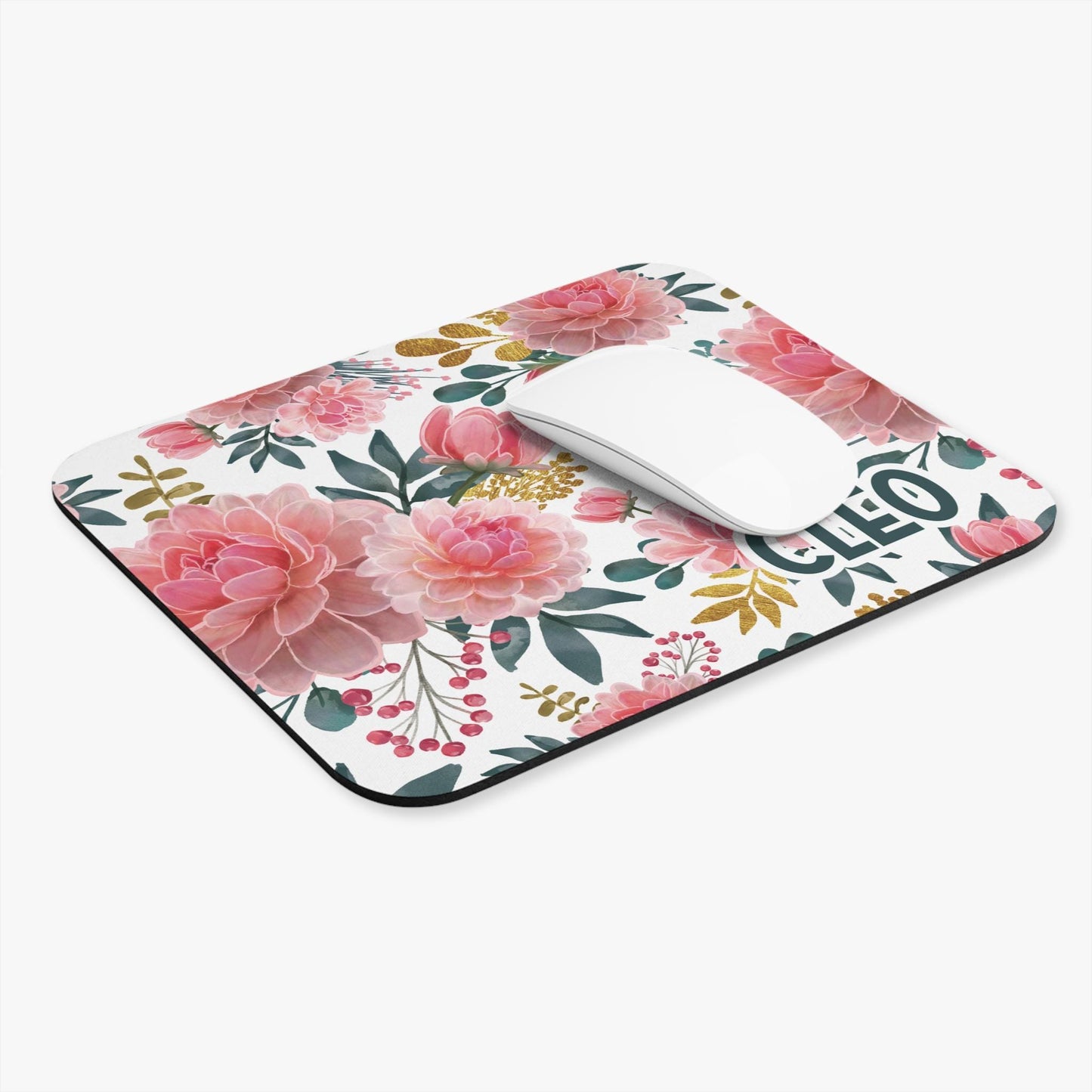 Personalized Foral Mouse Pad Office