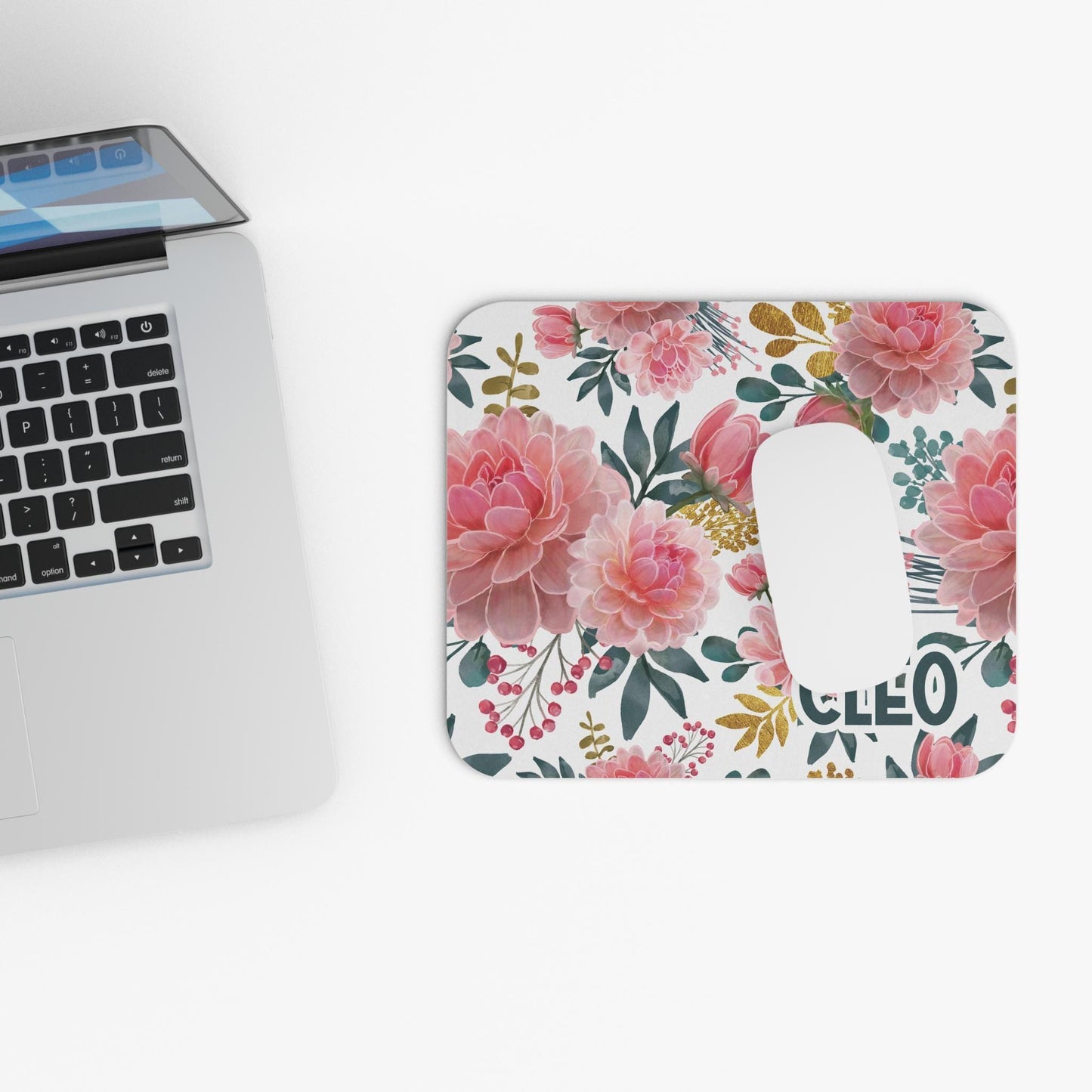 Personalized Foral Mouse Pad Office