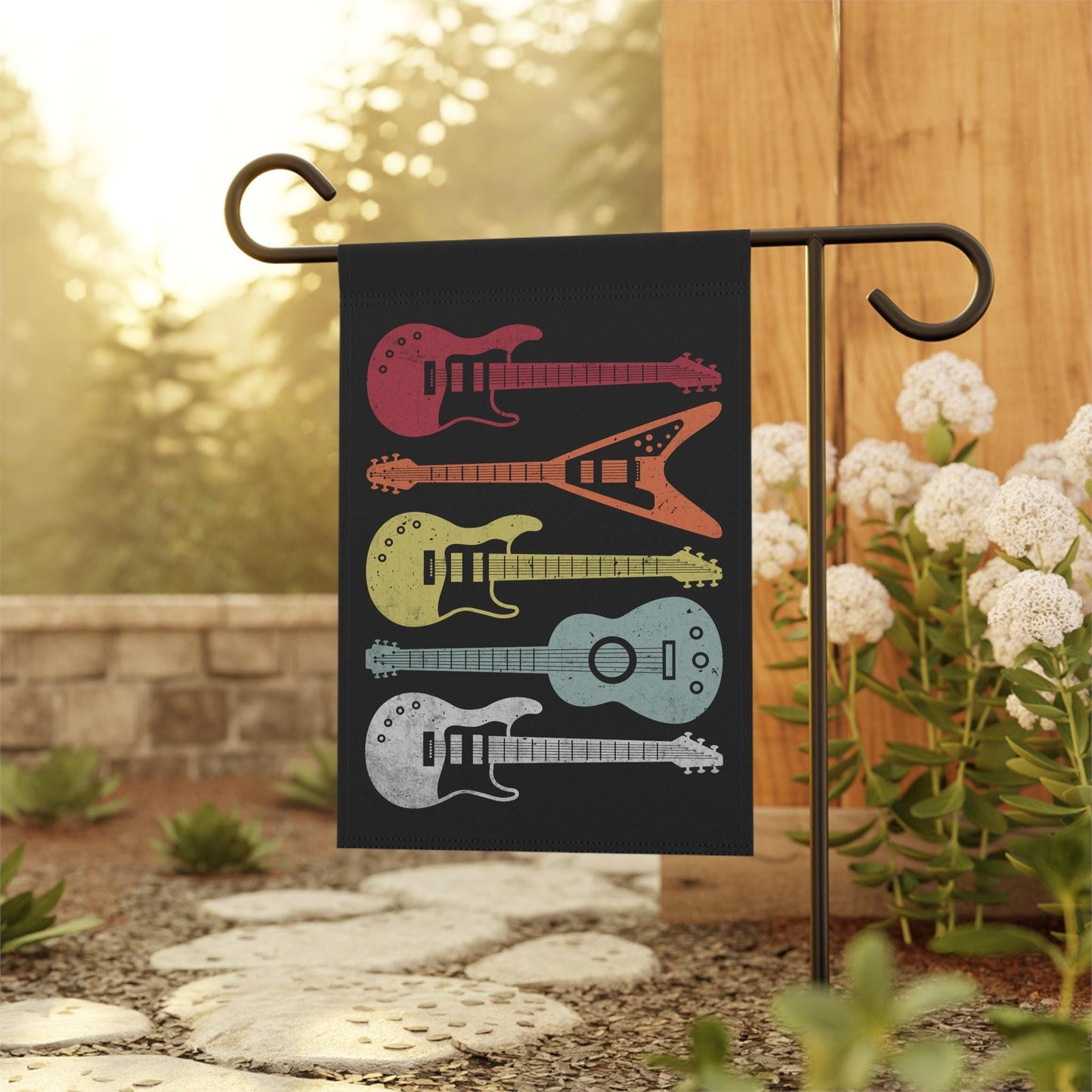 Guitar Lover Garden Flag