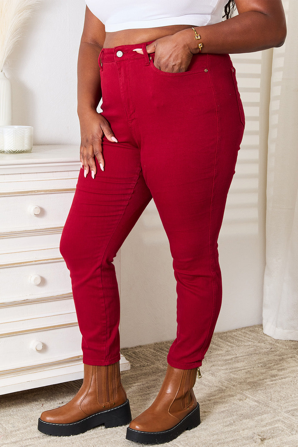 Judy Blue Full Size High Waist Tummy Control Skinny Jeans - Premium  - Just $64! Shop now at Nine Thirty Nine Design