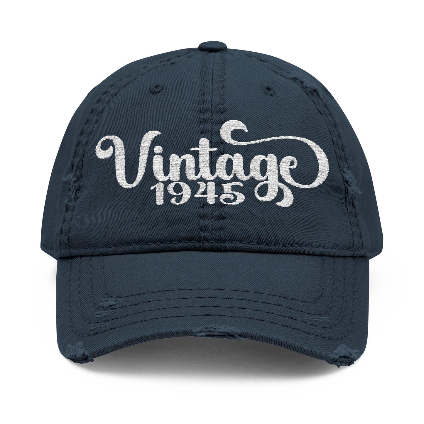 Vintage 1945 Distressed Dad Cap - 80th Birthday Gift for Grandpa or Grandma Physical