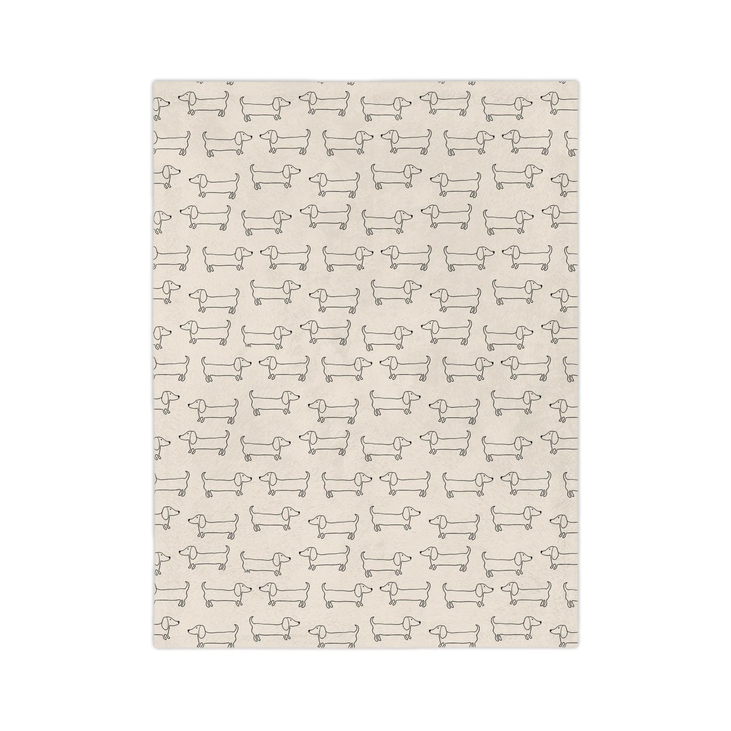 Dachshund Throw Blanket Physical