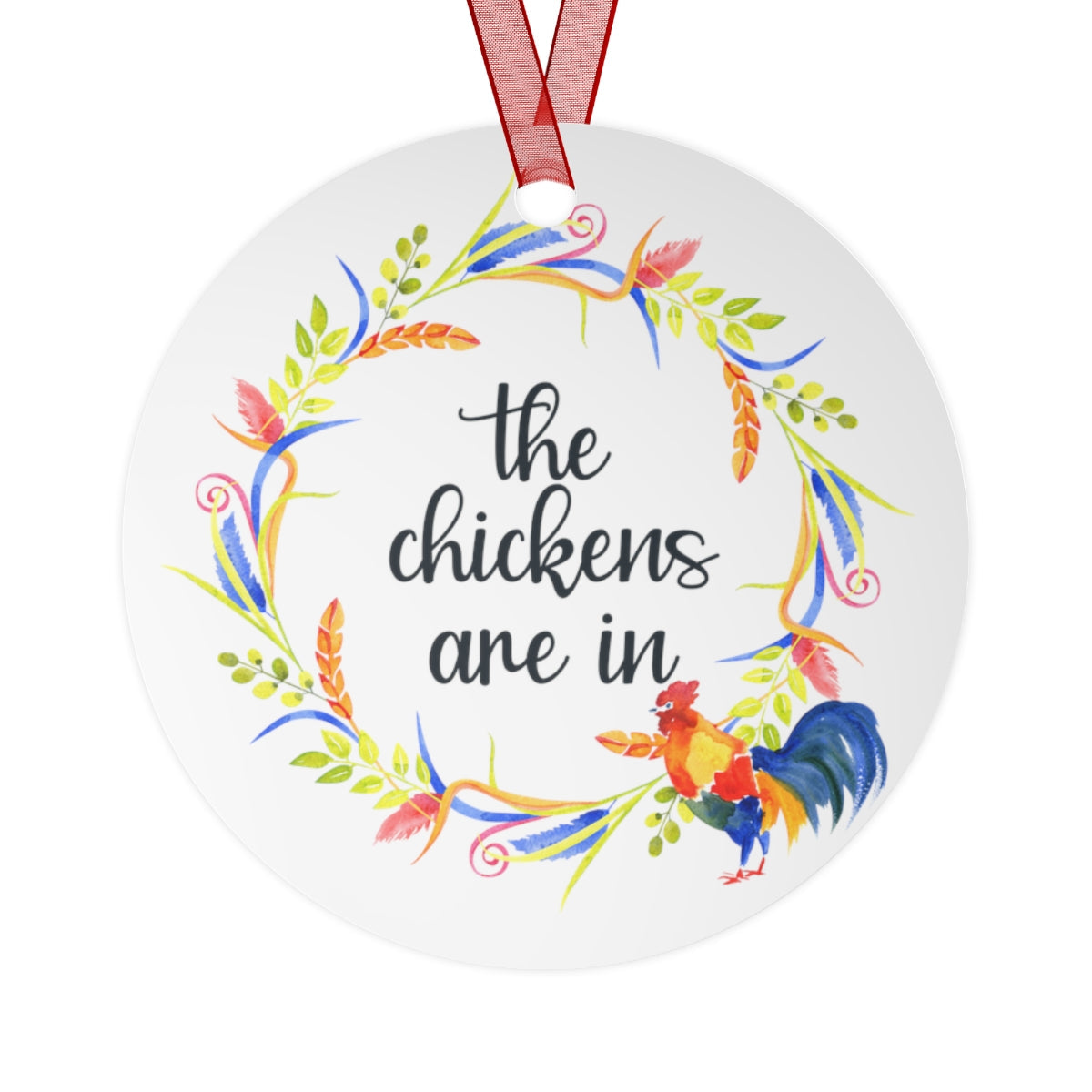 The Chickens Are In/Out Sign Home Decor