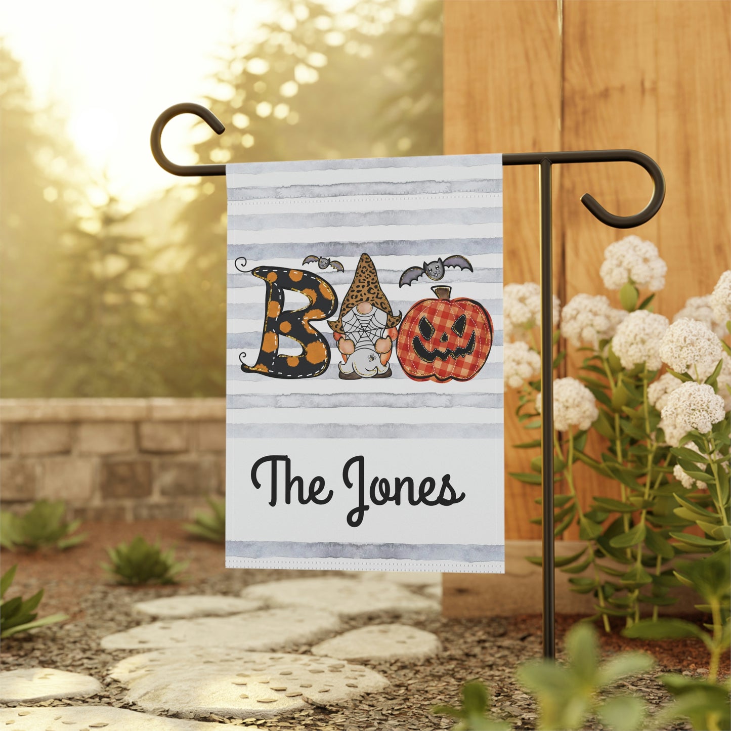 Halloween Boo Garden Flag