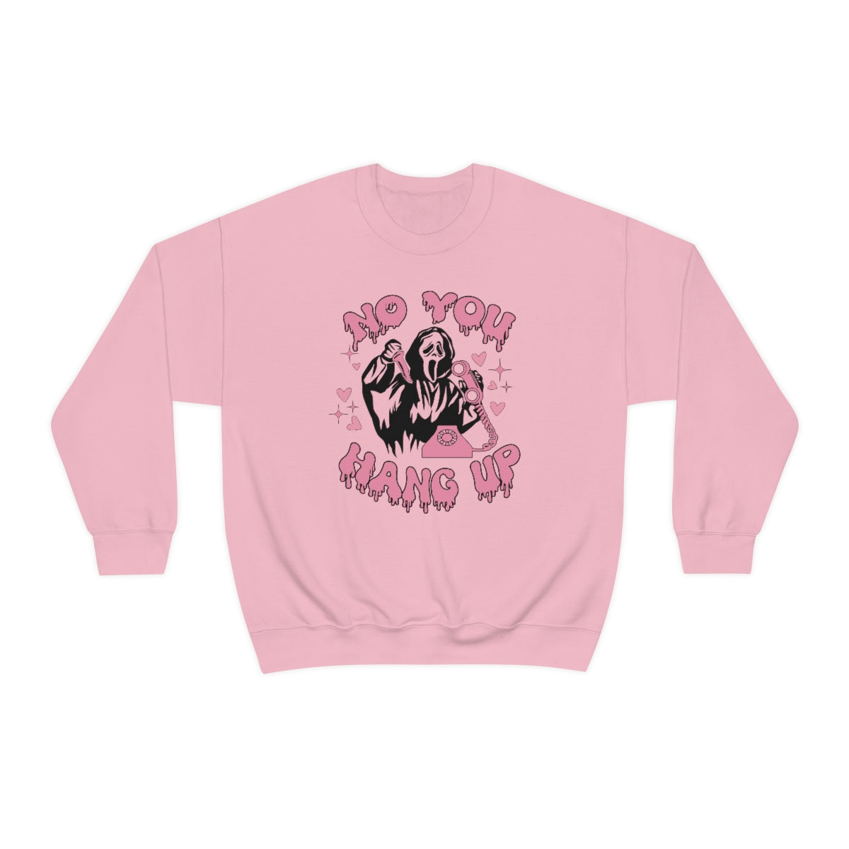 No You Hang Up Crew Neck Halloween Sweatshirt