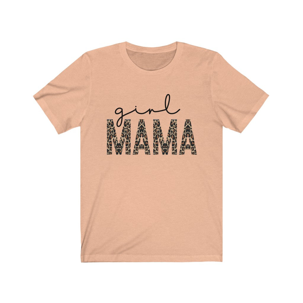 Girl Mama Leopard Short Sleeve Tee - Premium T-Shirt - Just $22.50! Shop now at Nine Thirty Nine Design