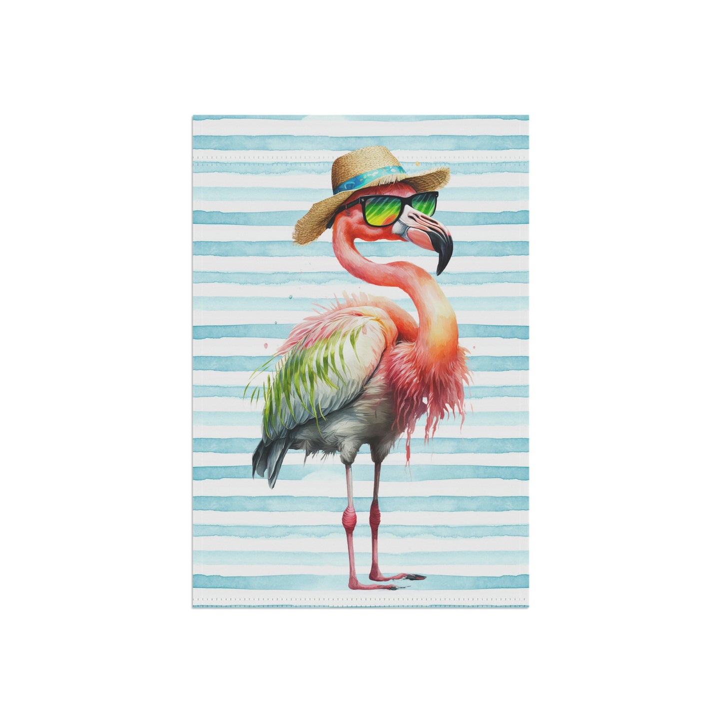 Flamingo Summer Beach Garden Flag