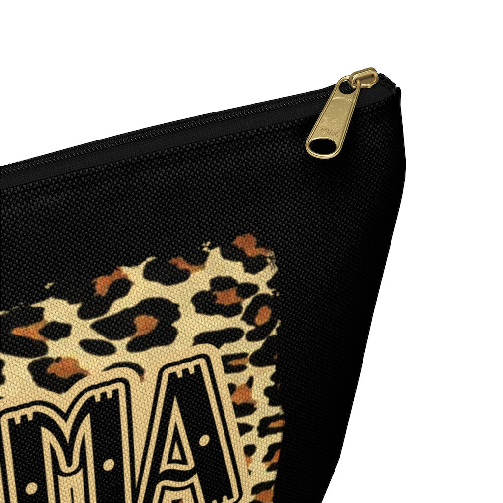 Mama Leopard Accessory Pouch w T-bottom Bags